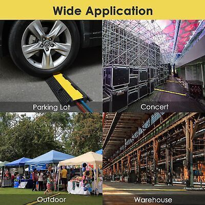 1 Channel Cable Protector Ramp Wire Cover Guard PVC Traffic Speed Bump 22000 lbs - Trend Times Toy Stores
