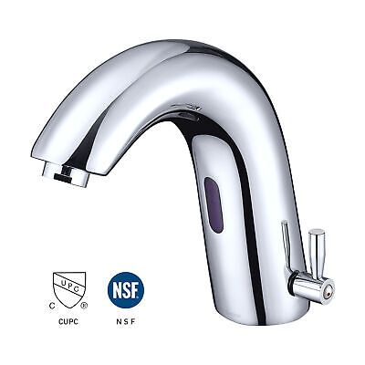 1 Hole Vanity Vessel Sink Bathroom Sensor Motion Faucet Touchless Faucet Chrome - Trend Times Toy Stores