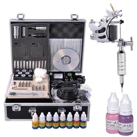 1 Stainless Steel Machine Complete Tattoo Kit - Trend Times Toy Stores