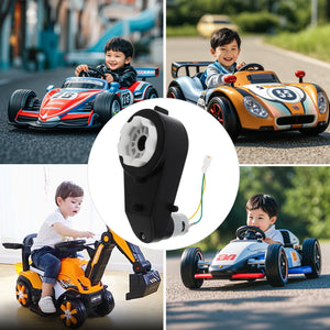 24V RS555 High-Speed DC Motor with Gearbox for Kids Ride-On Toy Cars Trend Times 11