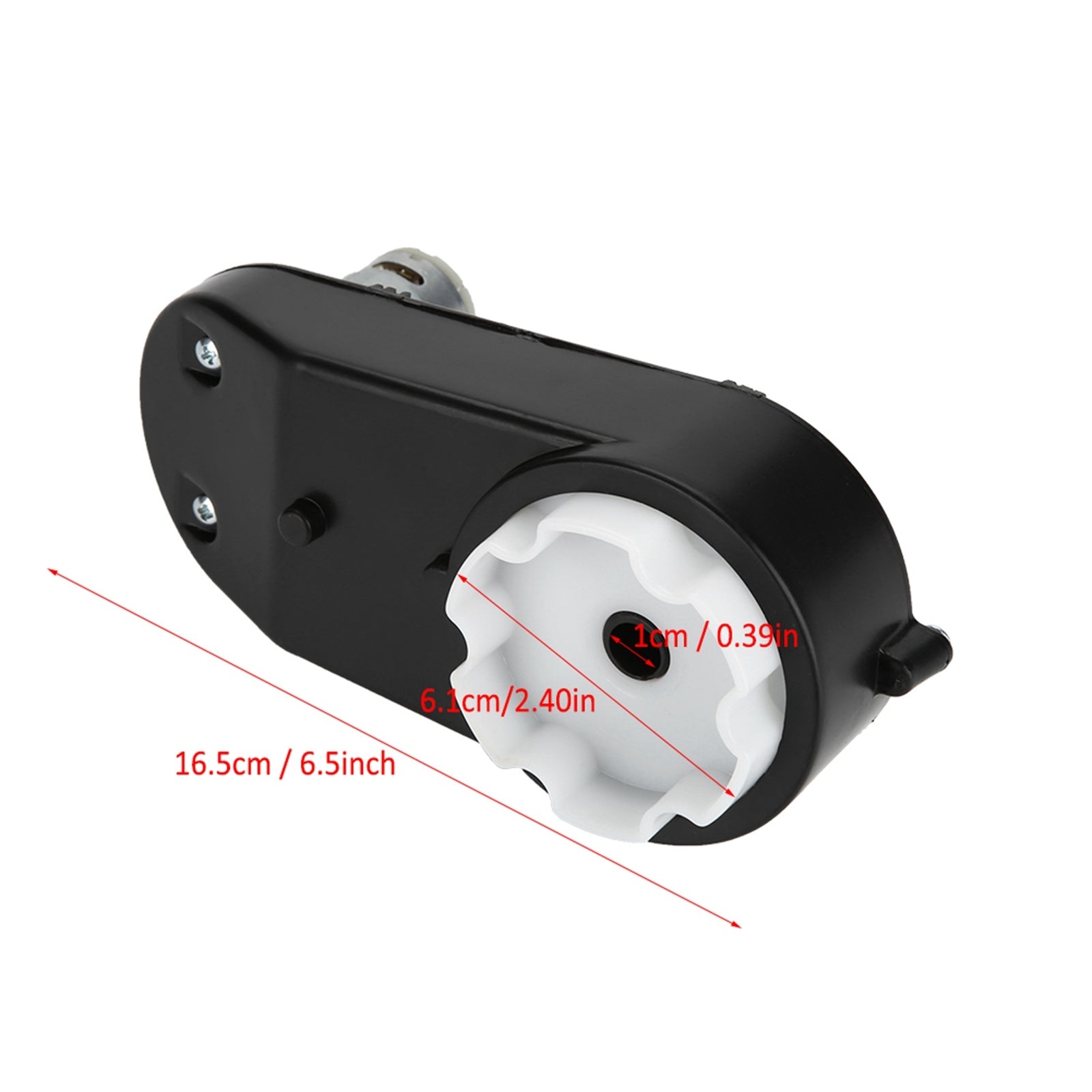 6.5" RS390 12V 16000RPM Electric Motor with Gearbox for Kids Toy Car Trend Times 1