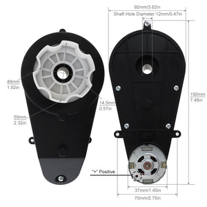 24V RS555 Electric Gearbox Motor for Kids Ride-On Toy Cars and Bikes Trend Times 1