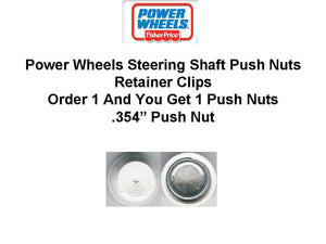 Power Wheels Steering Wheel Push Cap with .354 Retainer Nut and Music Function Trend Times Variant 0