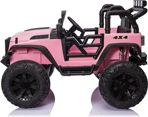 24V 2-Seater Kids Ride-On Truck Car with 2×200W Motors, Remote Control, LED Lights, and 3 Speeds Trend Times 20