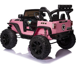 24V 2-Seater Kids Ride-On Truck Car with 2×200W Motors, Remote Control, LED Lights, and 3 Speeds Trend Times 21