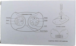 2.4G Bluetooth Remote Control and JR1958RX 2S Receiver Kit for Kids Powered Ride-On Trend Times 6