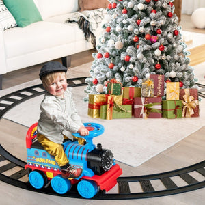 Electric 6V Battery-Powered Kids Ride-On Train Car Toy with Durable Wheels Trend Times 1