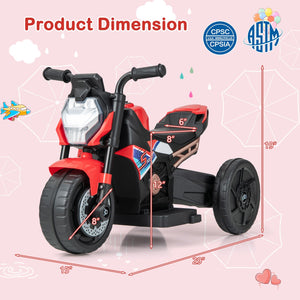 2-in-1 Kids Electric Motorcycle with Detachable Training Wheels, Headlight, and Horn Trend Times 1