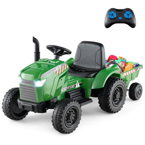 2-in-1 Kids Ride-On Tractor with 12V Battery and Remote Control Toy Car Trend Times 0