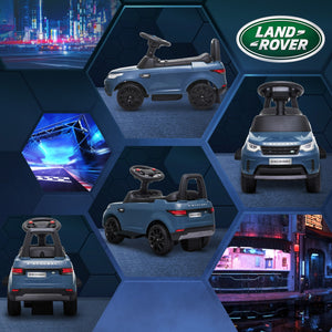 Licensed Land Rover 6V Ride-On Car with Sliding Function and Blue Lights Trend Times 9