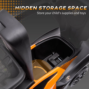 2-in-1 Ride-On Push Manual Toddler Sliding Car Orange Licensed Model SCV12 Trend Times 5