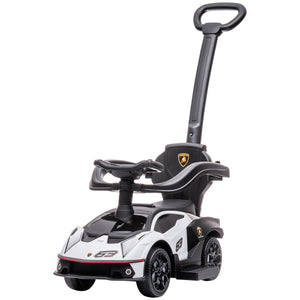 2-in-1 Licensed Toddler Ride-On Push and Sliding Car with Manual Music Features Trend Times 3