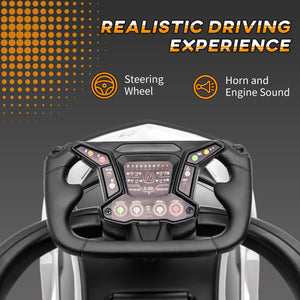 2-in-1 Licensed Toddler Ride-On Push and Sliding Car with Manual Music Features Trend Times 7