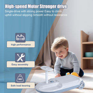 2-in-1 Toddler Electric Car and Portable Kid’s Car Mop On-the-Go Kart Trend Times 5