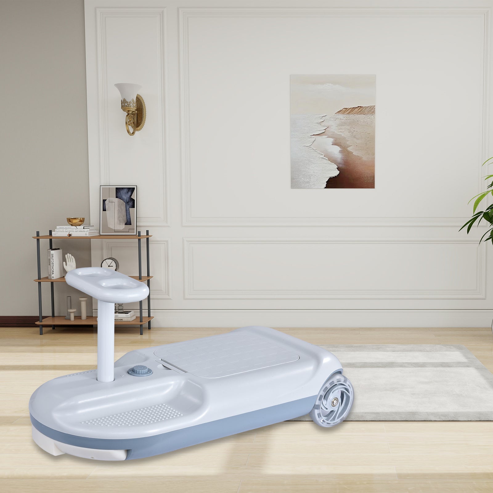 2-in-1 Toddler Electric Car and Portable Kid’s On-the-Go Cleaning Mop Kart Trend Times 1