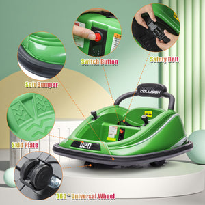 12V Electric Bumper Ride-On Car with Remote Control and Two Modes for Kids and Toddlers Trend Times 5