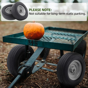 2-Pack 10-Inch Flat-Free Solid Wheels for Utility Equipment Trend Times 7
