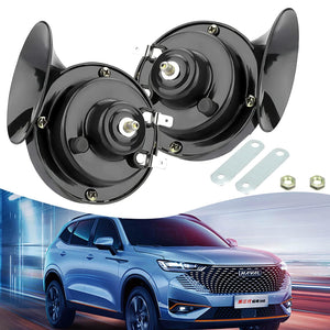 2-Pack 12V Super Loud Electric Snail Car Horns for Motorcycles and Trucks Trend Times Variant 0