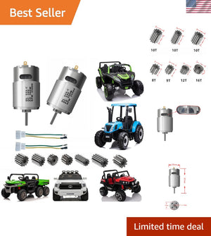 2-Pack 24V RS555 High-Speed 35000RPM Electric Motors for Ride-On Cars Trend Times 0