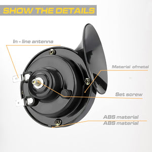 2 Pack 300dB Super Loud Train Horn 12V Waterproof Security Alarm Speaker for Cars Trend Times 3