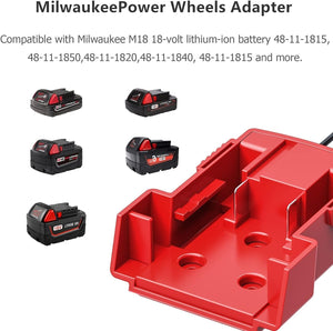 2-Pack M18 Power Wheels Adapter Kit with Spare Fuses for DIY Projects Trend Times 6