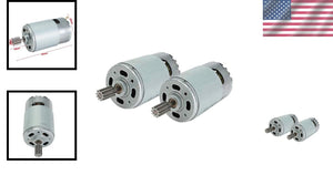 2-Pack RS550 35000 RPM Motors and Gears for 24V Children's Ride-On Toys Trend Times 1