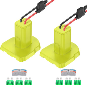 2-Pack 18V Power Wheel Adapter with 30 Amp Fuses for Safe DIY Projects Trend Times 2