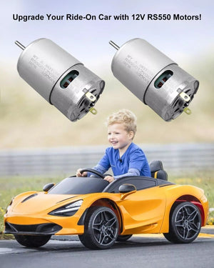 2 Pcs 12V RS550 Electric Motor 40000RPM High-Speed Drive Engine for Power Wheel Trend Times 1