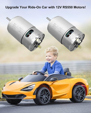 2 Pcs 12V RS550 Electric Motor 40000RPM High-Speed Power Drive Engine for Wheels Trend Times 1