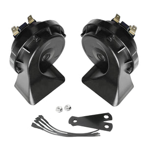 2 PCS 12V Super Loud Electric Snail Horn Kit Dual Tone Universal Air Horn Trend Times 0