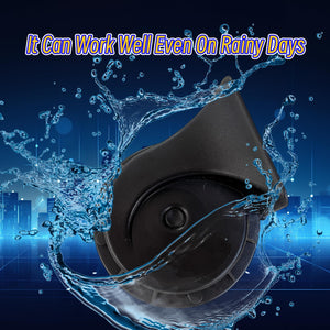 2 PCS 12V Super Loud Electric Snail Horn Kit Dual Tone Universal Air Horn Trend Times 3