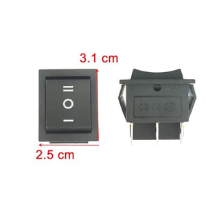 2 PCS 6V 12V ON-OFF-ON Switch Powered Wheels Replacement Part for Ride-On Car Trend Times 1
