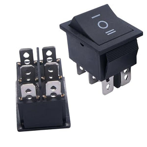 2 PCS 6V 12V ON-OFF-ON Switch Powered Wheels Replacement Part for Ride-On Car Trend Times 3