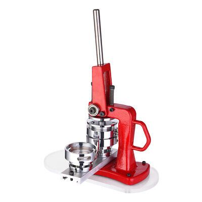 2 1/4" 58mm Button Maker Badge Punch Press Machine with 1000 Parts Circle Cutter - Trend Times Toy Stores