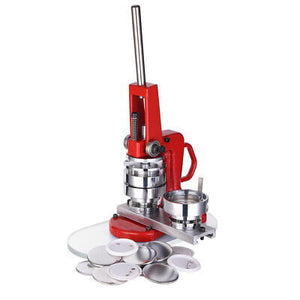 2 1/4" 58mm Button Maker Badge Punch Press Machine with 1000 Parts Circle Cutter - Trend Times Toy Stores