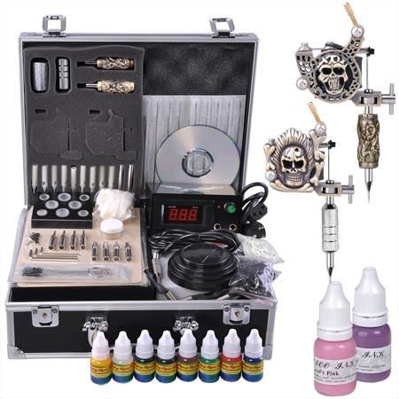 2 Copper Empaistic Gun Complete Tattoo Kit - Trend Times Toy Stores