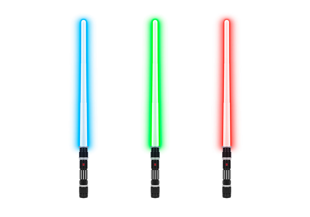 Retractable Electric Light-Up Laser Sword