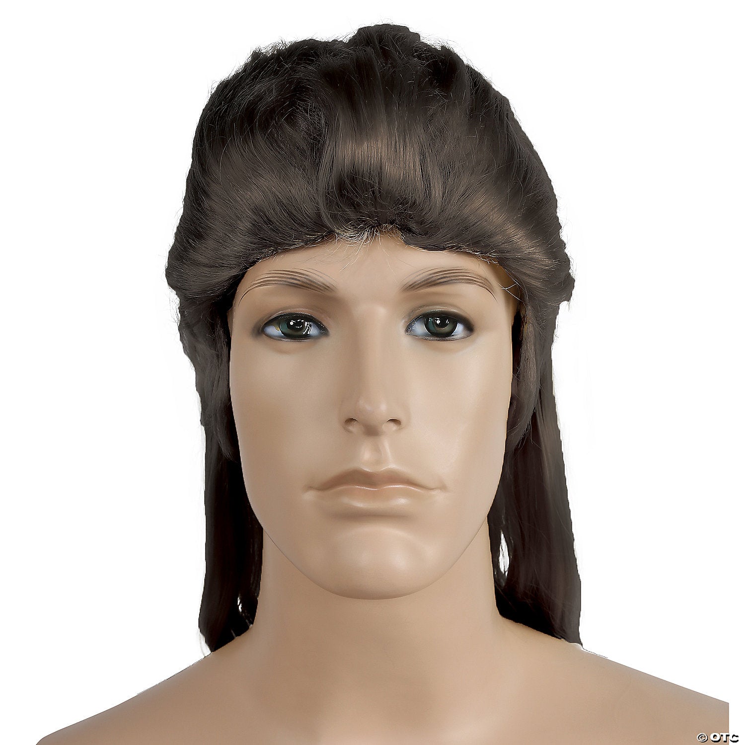rocker long mullet wig dark brown 2~lw279dbn-a01