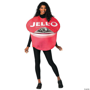 adults red jell o cup costume~gcr1712