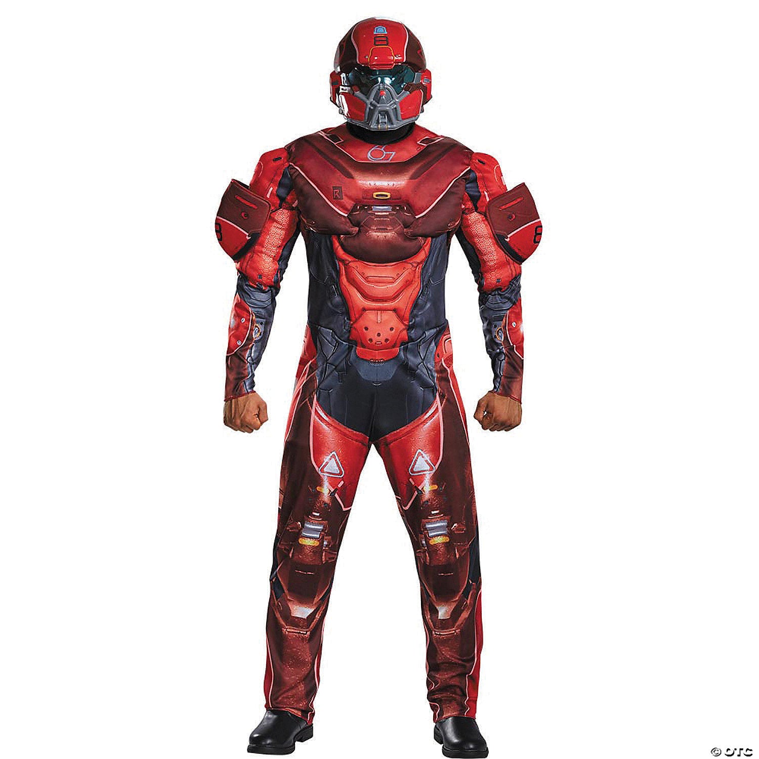 men s halo red spartan costume extra large~dg97558d