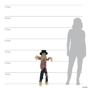 36 hanging animated kicking scarecrow decoration~ss63677-a06
