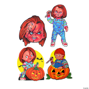 child& 8217 s play& 8482 chucky cutouts wall decoration set series 1~mamcus102