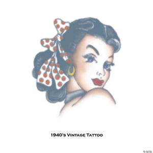 tattoo vintage girl~df121