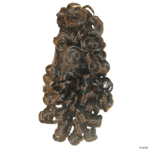 women s curly banana clip hairpiece~lw264bk