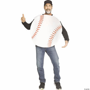 adults baseball sport ball polyester tunic costume one size~fw137604b