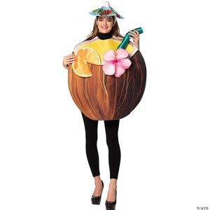 adults coconut cocktail drink costume~gc1814