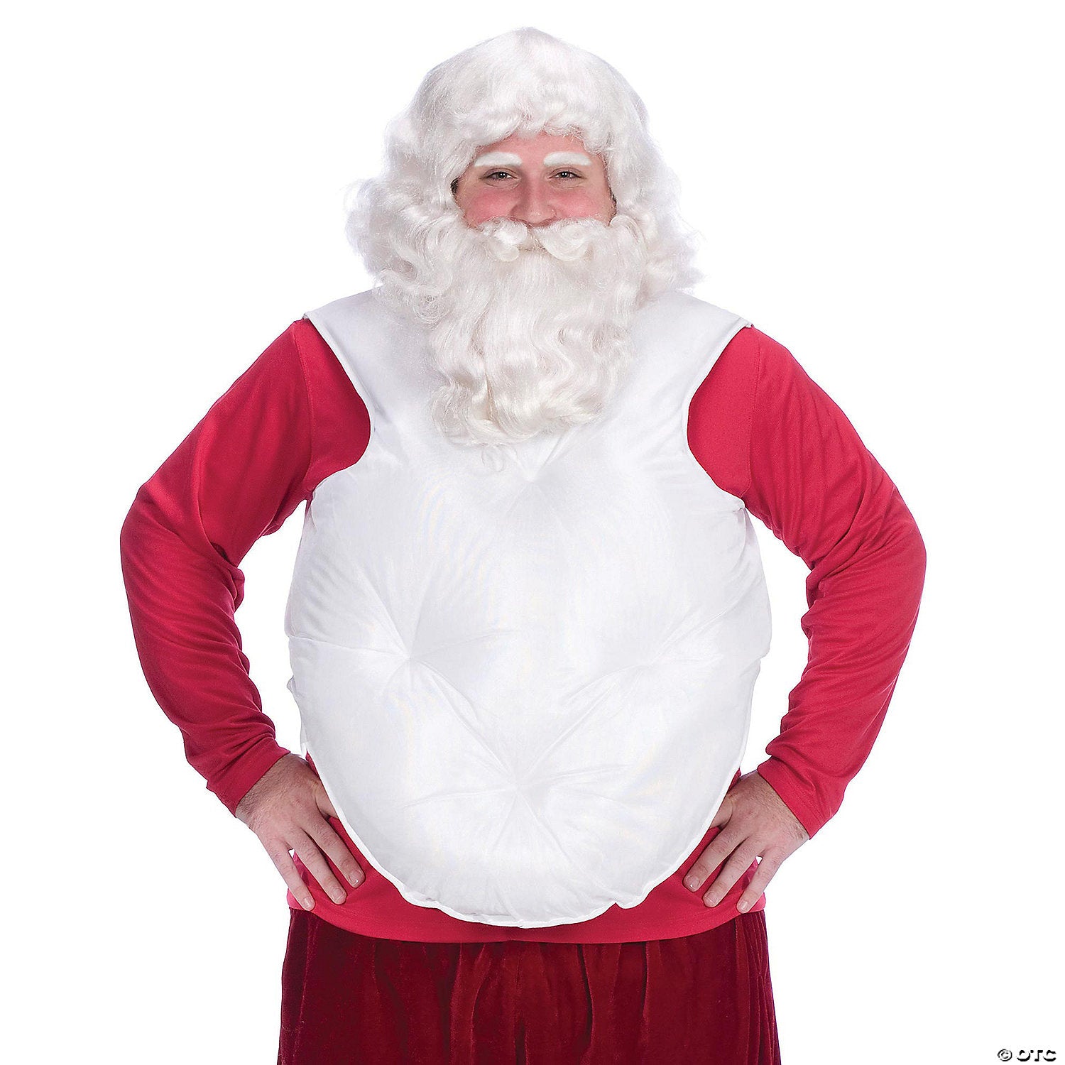 adults white santa belly suit stuffer~ae5931