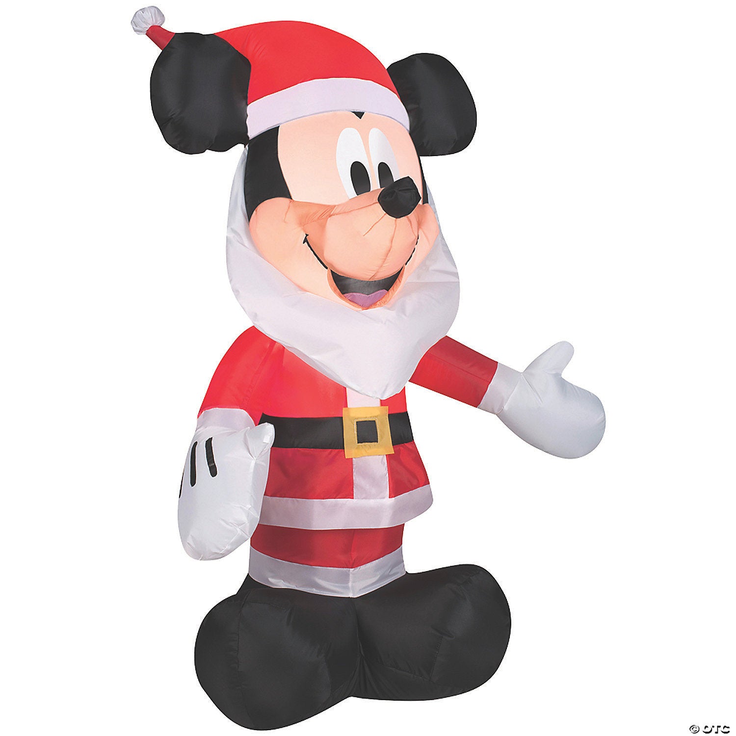 42 blow up inflatable mickey mouse with santa beard outdoor yard decoration~ss35474g