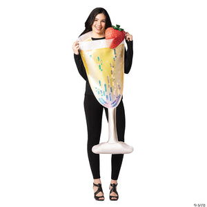 adults champagne flute glass costume~gcr1262-a01