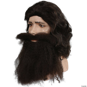 coal miner wig and beard set brown~lw220bn-a02